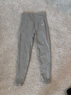 Taupe tan High-Waist Leggings TLF Apparel